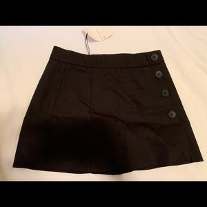 NWT Zara Black Skort Size M